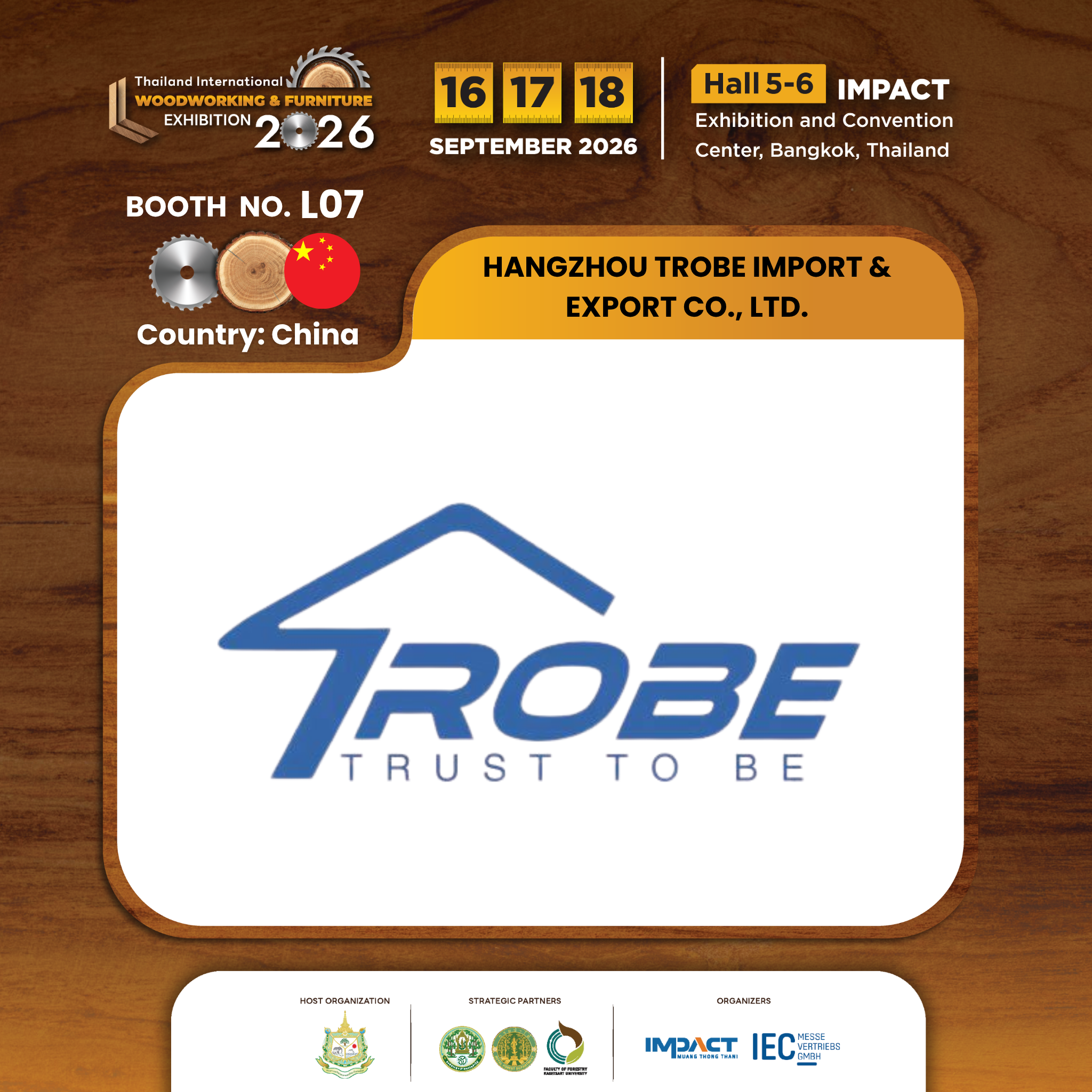 HANGZHOU TROBE IMPORT & EXPORT CO., LTD.